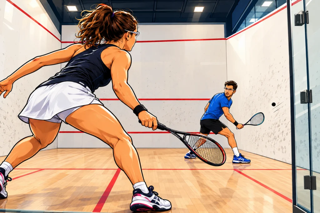Court de squash au Park à Servon