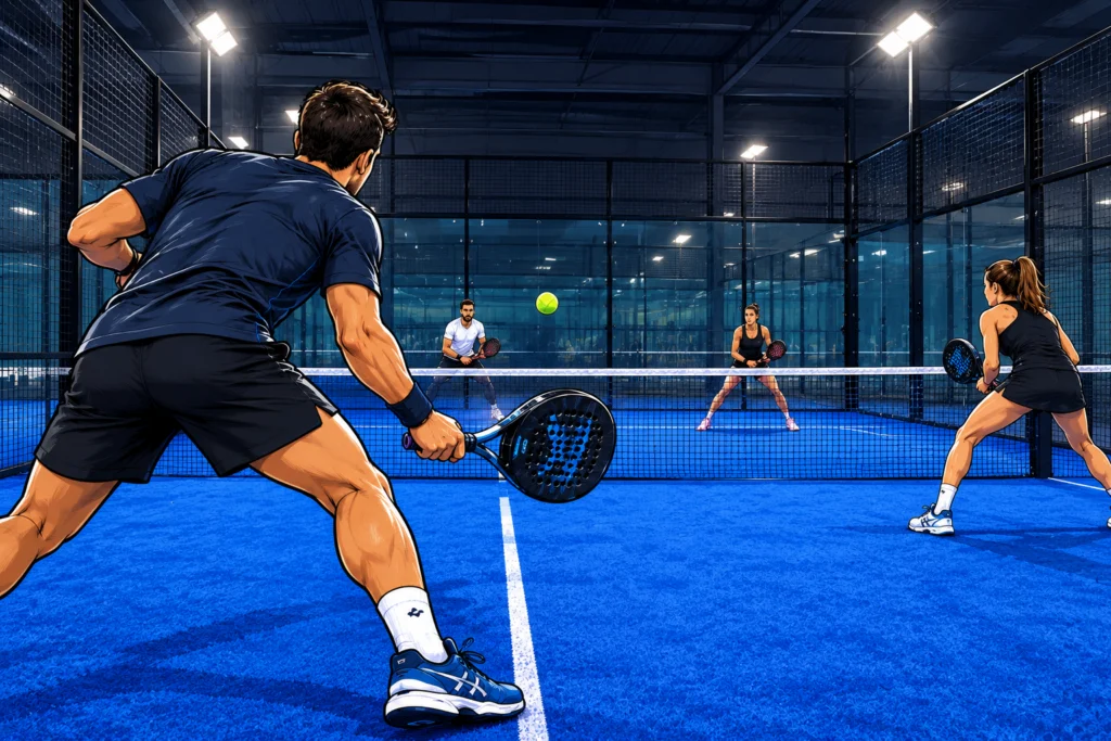 Court de padel couvert au Park à Servon